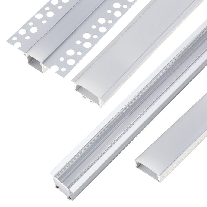 Aluminum profile kit for EcoLED Strip with accessories