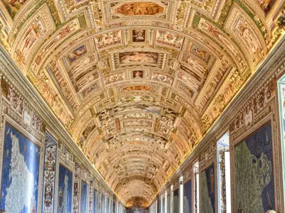 Restoration work Vatican Museums (Papal State)
